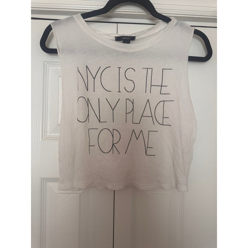 FOREVER 21 NYC Is The Only Place For Me Crop Top